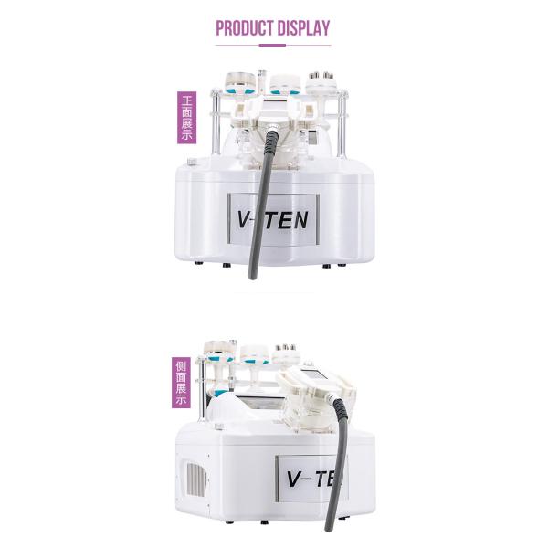 5 in 1 Slimming System V9 Vela 3 +Cavitation + RF+Vacuum RF Roller+BIO RF Slimming Machine