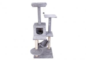 China Grey Color Cat Climbing Frame Elegance Delicate Size 64 * 49 * 132CM on sale