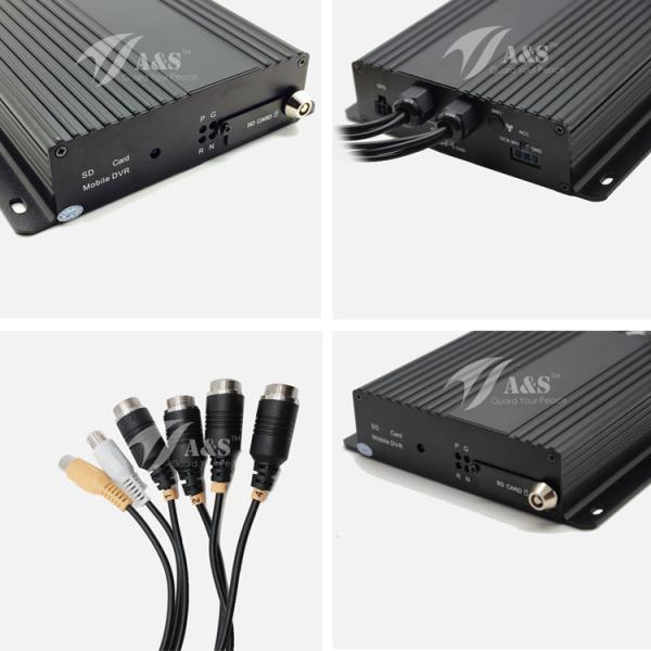 Competitive 4CH Full D1 128GB SD Card Mobile DVR With Optional GPS 3G
