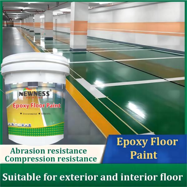 Brush/Painting Application Method Double Component AB Bright Epoxy Floor Coating