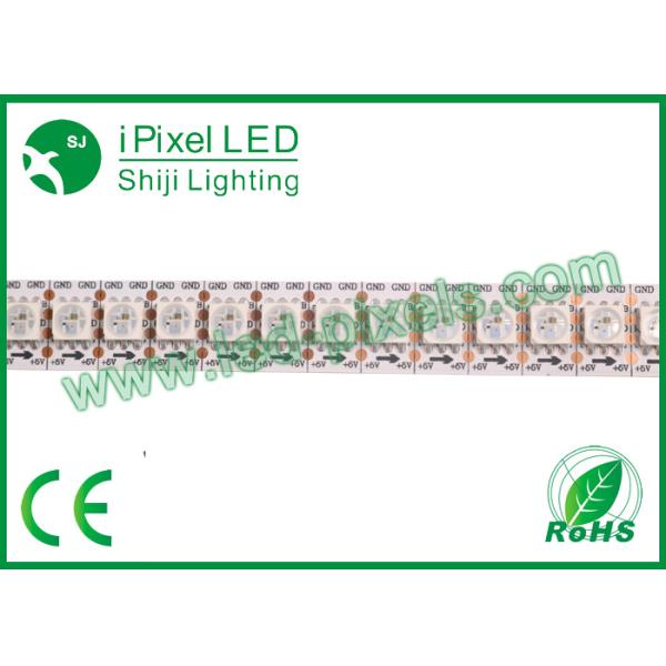 144LEDs / m DC5V 1m per roll Programmable LED strip lamp Digital , white black PCB