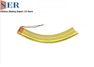Buy cheap Customizable Li Poly Battery 3.7V Flexible Curved Lithium Polymer Ion Safety Curved Lipo Battery product
