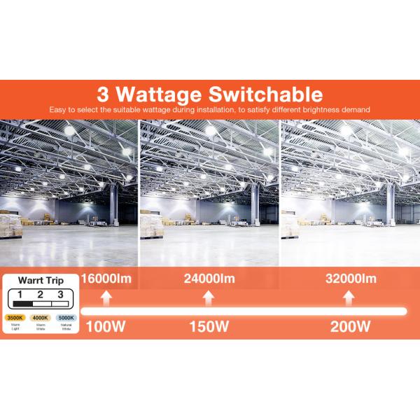 Aluminum Alloy UFO LED High Bay Light 100w 120w 150w 200w 240w