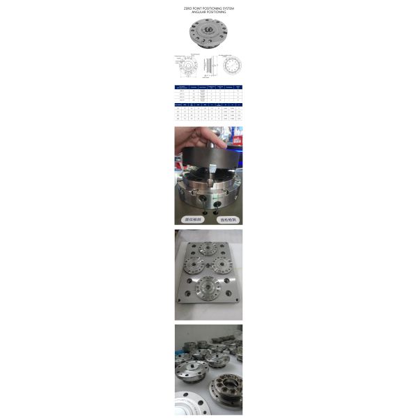 Automated Zero Point Clamping Positioning System For CNC Fixture Changeover