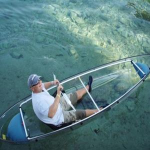 China Lightweight Transparent Canoe Aging Proof Durable For Fishing Easy To Use on sale