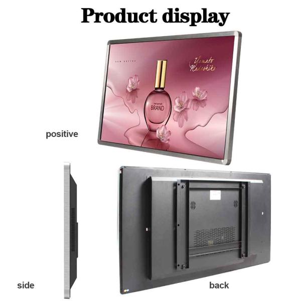 Android OS Wall Mounted Digital Signage Long Panel Life 6 ms Response Time