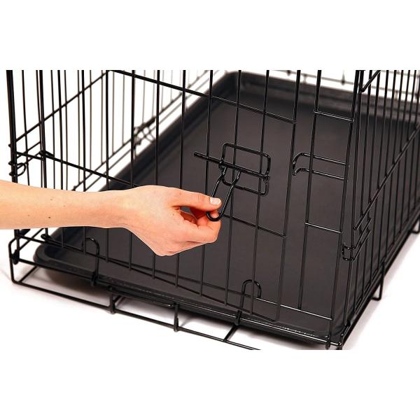 Solid Construction 15kgs 123cm Foldable Metal Dog Crate