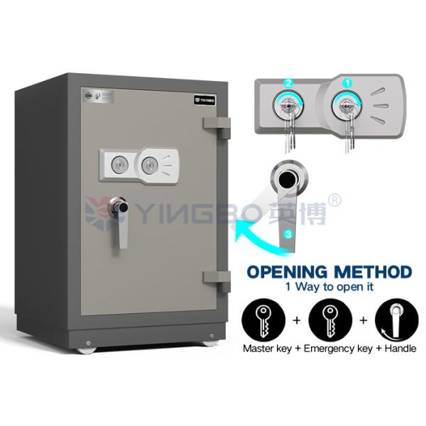2 Hour Fireproof Fire Resistant Safe Box Ul Fire Rating Double Keys Lock