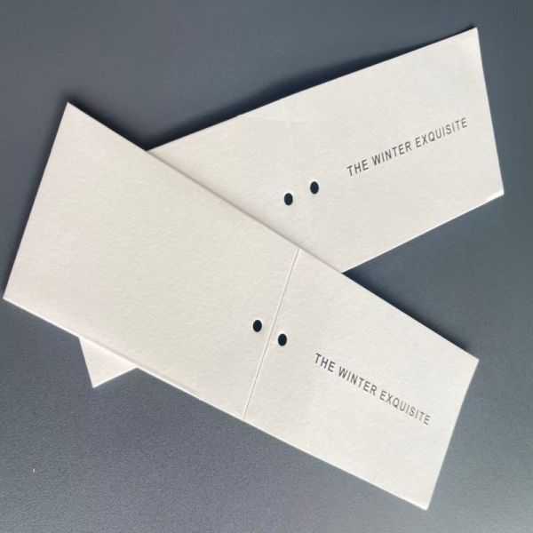 Round Plastic Clothing Hang Tag Fits Most Standard Tags Durable Label for Garments Apparel and Retail Branding Solutions