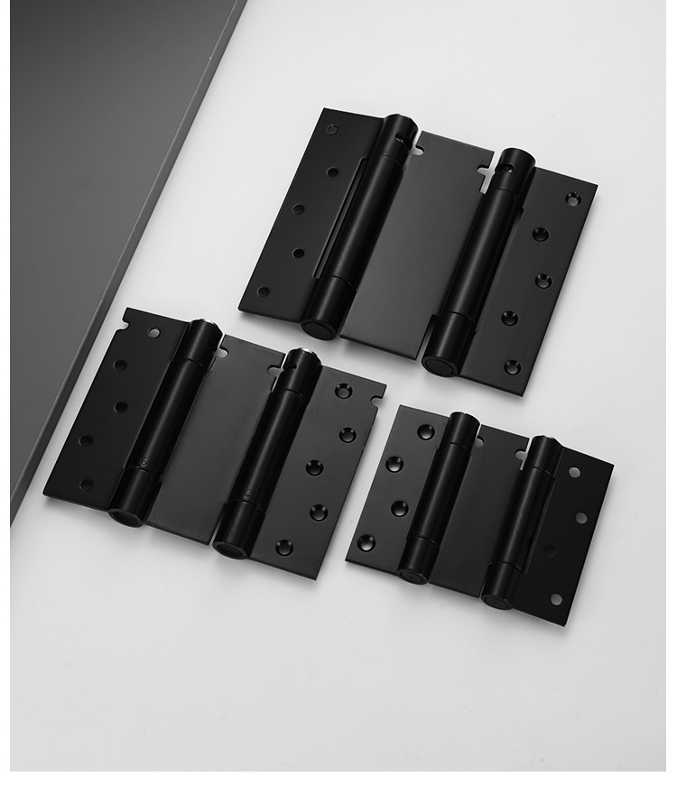Stainless Steel Double-Opening Single-Opening Spring Hinges Internal External Two-Way Free-Closing Door Closers Automatic Doors