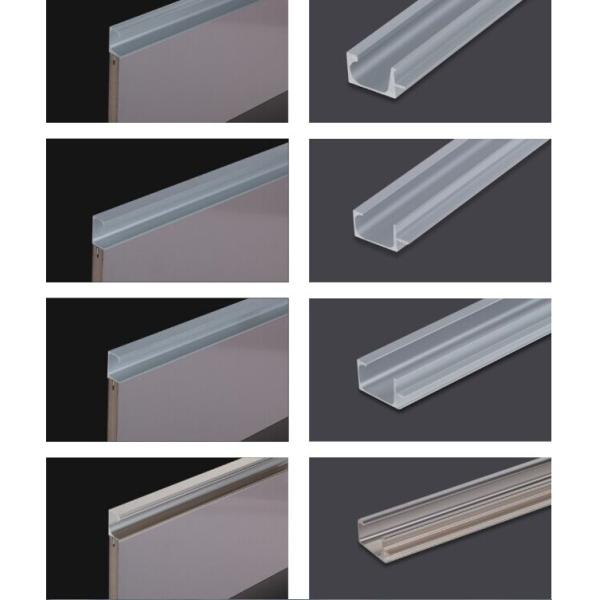 Pull Handle Edge banding frame aluminum 6063 Series Alloy Profiles For Kitchen Cabinet Door