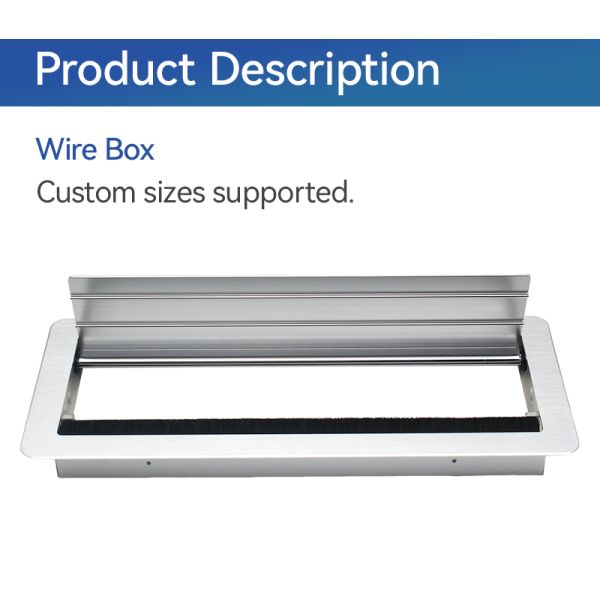 ROHS Anodized Under Table Cable Organizer Management Solution