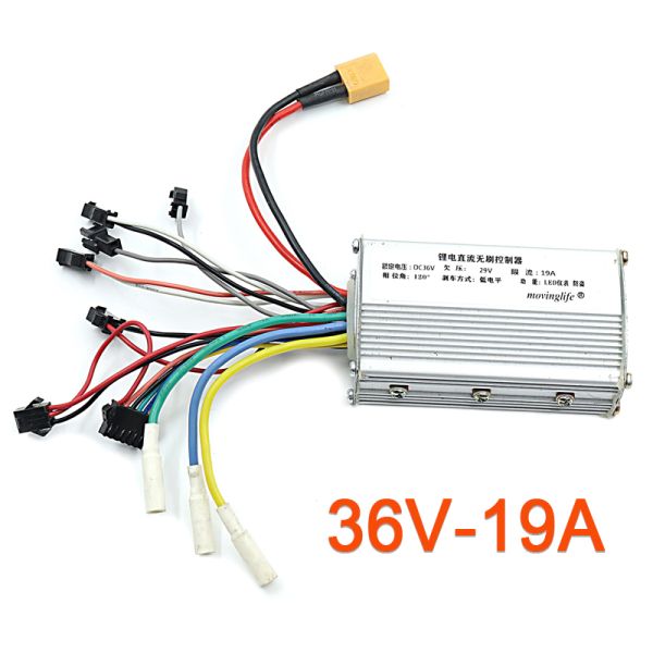 Speed Regulating Instrument 36v48v Governor Jh-01 No Hall Controller Screen Switch Throttle for Electric Scooter