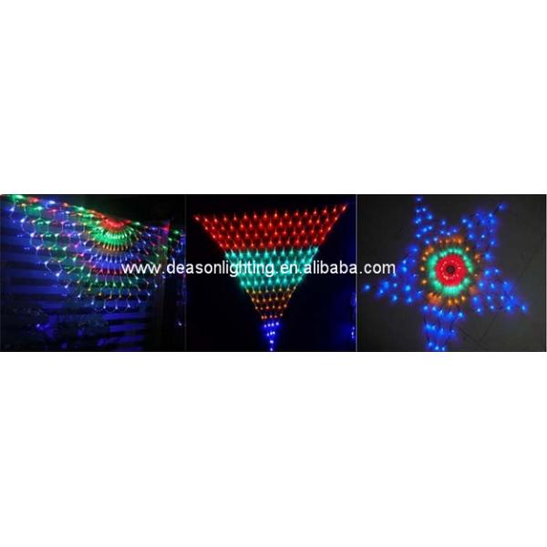 rgb led christmas net lights