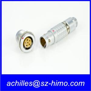high quality FGG.2B.306.CLAD 6 pin push pull pin Lemo connector male and female terminal