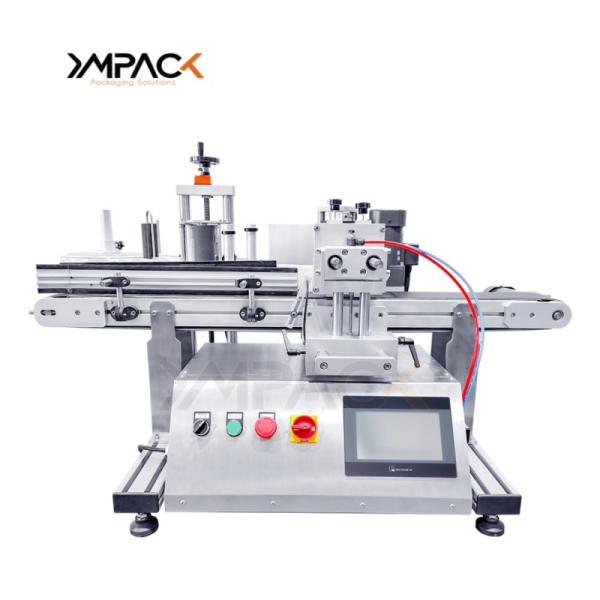 Automatic Benchtop Printing Bottle Sticker Machine 10-100pcs/Min Custom