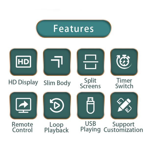 MJK-650L Vertical LCD Welcome Display with 2K/4K Resolution Touch Screen Option Outdoor Application