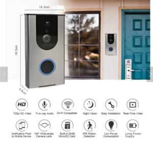 Buy cheap Infrared Wireless WIFI Doorbell Camera Full HD Motion Detection PIR Video Outdoor Camera Door Viewer Digital WIFI camera product