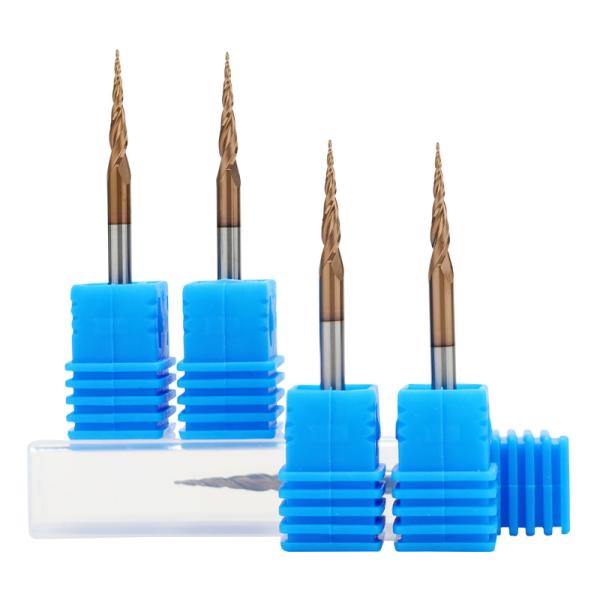 High Quality CNC Wood Router Bits Carbide 2 Flute Taper Ball Nose Milling Cutter End Mill for Woodwork Carving