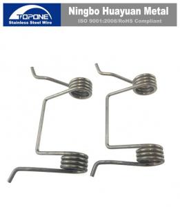 Industrial Stainless Steel Wire Forming Zinc Plated Double Spiral Torsion Spring