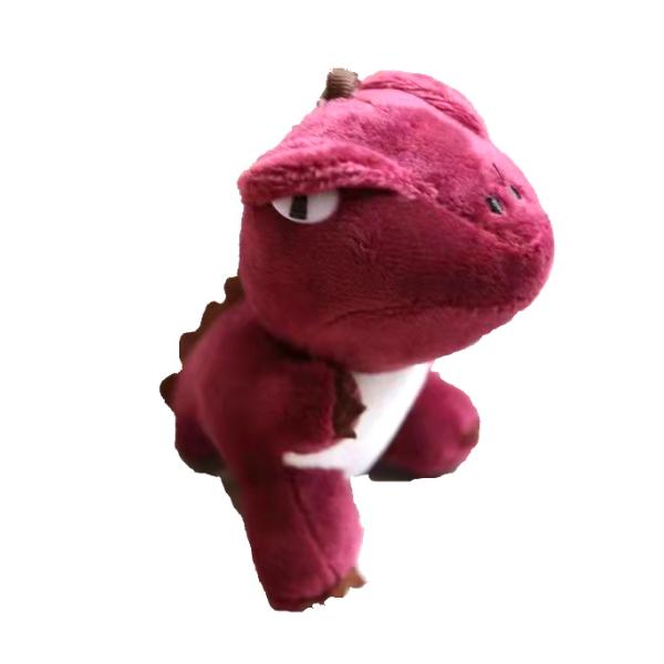 Dinosaur Doll Key Chain Plush Material With Cotton Green 10cm