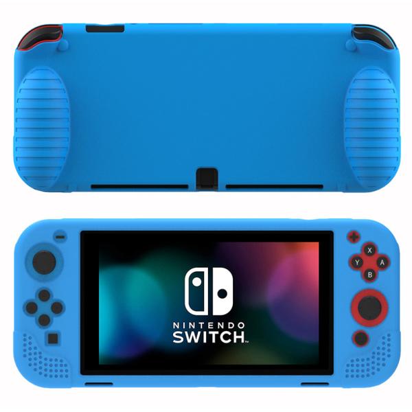 Protective HOXC Nintendo Switch OLED Silicone Protective Case, Ergonomic Grip Grip Silicone Cover For Nintendo Switch Pro Console