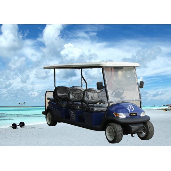 48V Electric 8 Seater Golf Cart With Radio and USB For Transportation