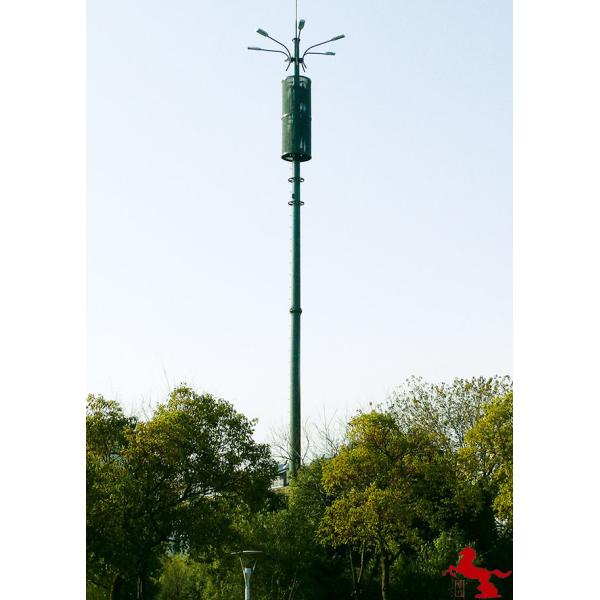 9m Mobile Communication Tower Pole For Antenna Unicom
