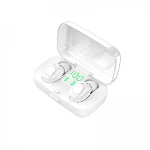 Buy cheap Fashionable Small Bluetooth 5.0 Wireless Earbuds Macaron TWS Headphone with Digital Display 6D Surrounded Sound product