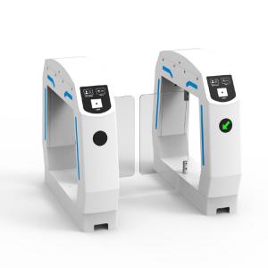 Buy cheap White Biometric Turnstile , Optical Swing Turnstile For Public Facilities product