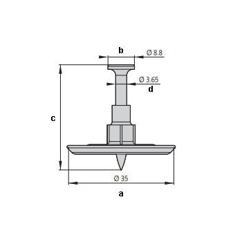 CR9 35mm Plastic Insulation Washers Rigid Insulation Board To Building Structures