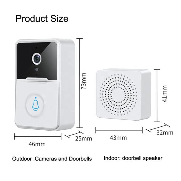 Glomarket Smart Video Doorbell 1080P Take Picture Wireless WIFI Doorbell For Home