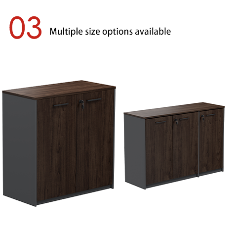Dark-toned Modern Design Eco-Friendly Filing Cabinet for Office Space Use Easy Assembly Factory wholesale