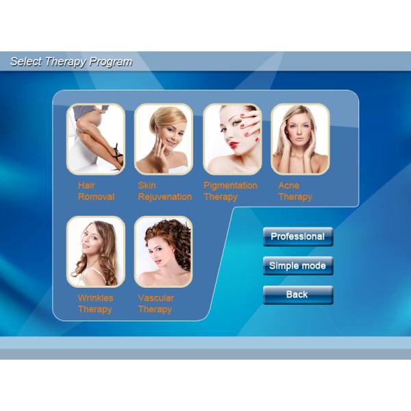 1800W Multifunctional Beauty Machine Hair Removal With IPL RF ND YAG Laser