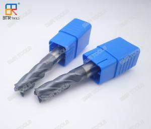 China BMR TOOLS HRC45 Flat Square End Mill Cutter 12mm x 75mm for CNC Machine milling working on sale