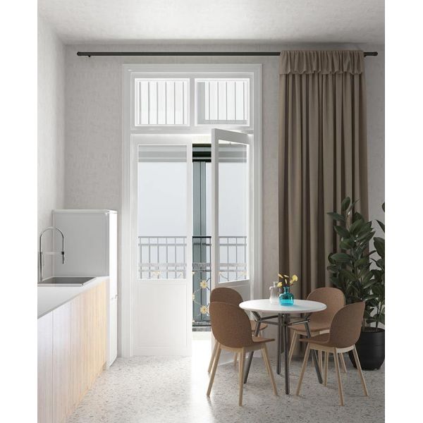 Fabric Upholstered Restaurant Dining Chairs PP Solid Ash Wood Legs For Hotel