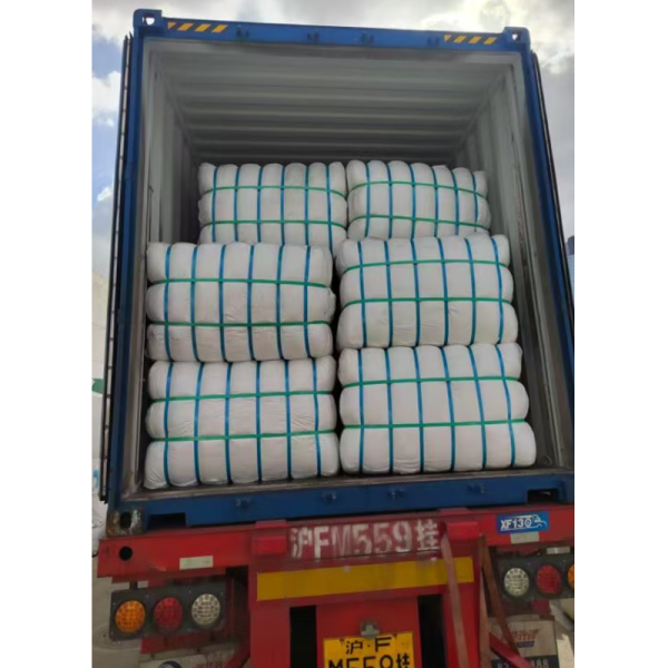 Virgin White Polyester Staple Fiber 1.2D 38mm Good Spinnability High Strength Evenness for Spinning Yarn Textile Raw Material
