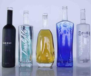 Buy cheap Screen Printing Whiskey Glass Bottle 34oz With Guala Closure Screwing Cap product
