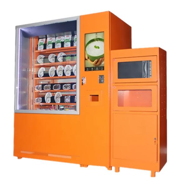 Vending Machine Fast Food Instant Noodles Self Service With Microwave Oven