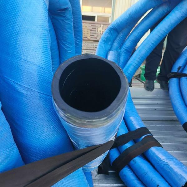 Flexible Discharge Pipe Heat Resistant Rubber Corrosion Proof And Strong Build