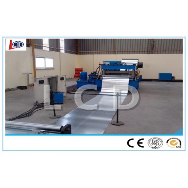 Large Span Roof Panel Roll Forming Machine , Warehouse Use Portable Roll Forming Machine