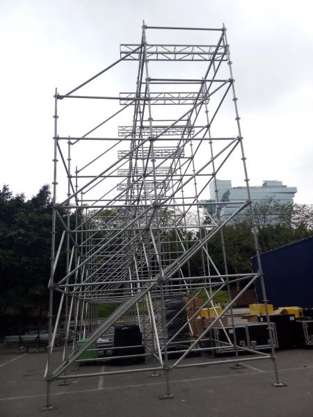 Quality Outdoor Events Line Array Speaker Truss ,Layer Truss Assembly Easy To Use for sale