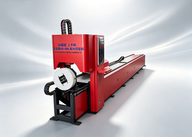 1500W Metal Tube Laser Cutting Machine Full Automatic Multi Pipe Compatible