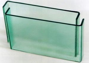 Buy cheap Sandblasted Transparent U Shaped Glass Tempered product