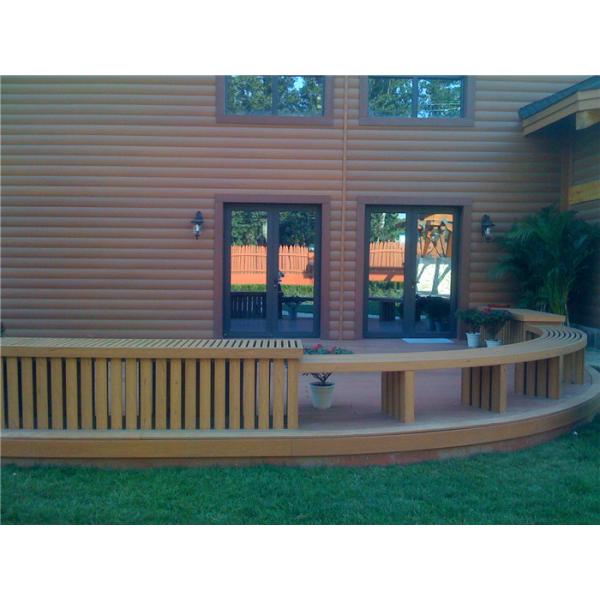 Removable Wood Plastic Composite Flooring Covering with Anti-UV and Brushing Surface
