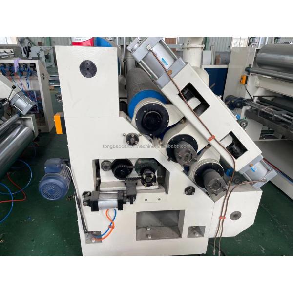 UV Flute Type Single Facer Machine for Corrugated Cardboard Production in Carton Plant