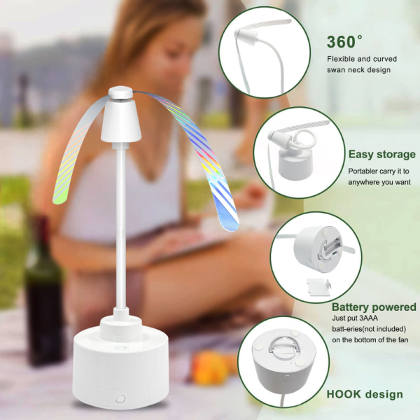 Non Toxic Rechargeable Fly Repellent Fan