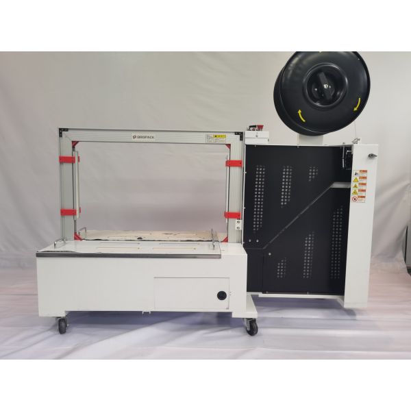 High Quality New Design Auto Strapping Low Table pp Belt Strapping Machine for Packaging Machinery