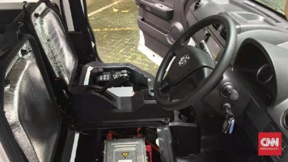DongFeng JF-EC36 Pure Electric City Mini Bus Seat 5-7 Range 255KM