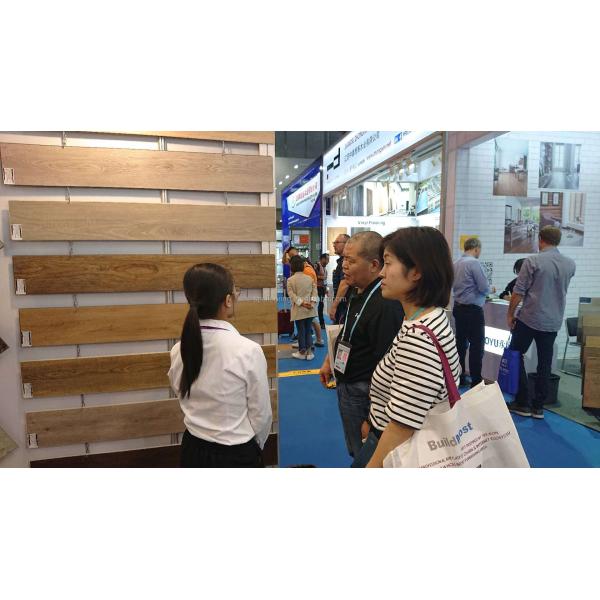 Waterproof Wood Veneer SPC Floor Click Installation Type Vinyl Plank Flooring for Oak